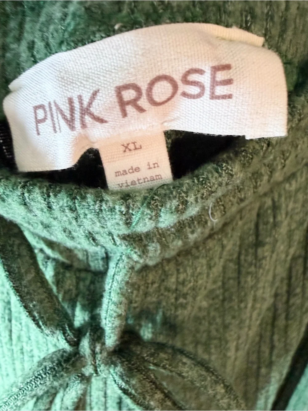 Pink Rose ribbed knit